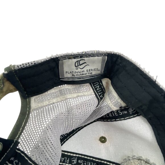 Outdoor Cap Platinum Series Mesh Back Adjustable Green Camo Shipyard Trucker Hat - Picture 3 of 9